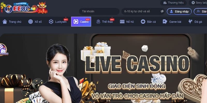 Những điều người chơi nên biết về sảnh casino EE88